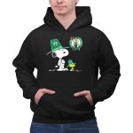 Boston Celtics Snoopy Woodstock Basketball 2 Hoodie