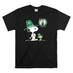 Boston Celtics Snoopy Woodstock Basketball T Shirt 6
