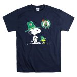 Boston Celtics Snoopy Woodstock Basketball T Shirt 7