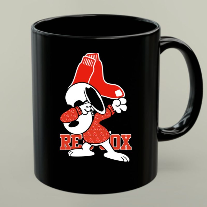 Boston Red Sox Snoopy Dabbing With Red Sox 1 Mug.jpg