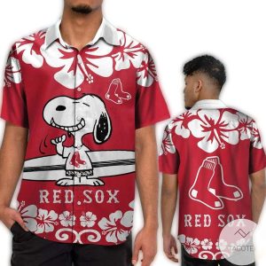 Boston Red Sox Snoopy Hawaiian Shirt 1.jpg