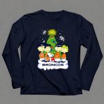 Broncos Christmas Snoopy and Peanuts Characters Holiday 6 Long Sleeves