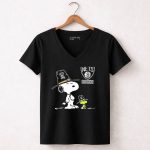 Brooklyn Nets Snoopy Woodstock Pilgrim Hats 6 Womens V Neck