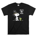Brooklyn Nets Snoopy Woodstock Pilgrim Hats T Shirt 6