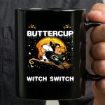Buckle Up Buttercup Green Bay Packers Snoopy Witch Switch 3 mug.jpg