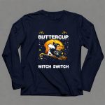 Buckle Up Buttercup Green Bay Packers Snoopy Witch Switch 6 Long Sleeves