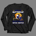 Buckle Up Buttercup Los Angeles Rams Snoopy Witch Switch Halloween 4 Long Sleeves