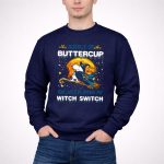 Buckle Up Buttercup Snoopy Jacksonville Jaguars Witch Switch 3 Sweatshirt