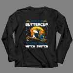 Buckle Up Buttercup Snoopy Jacksonville Jaguars Witch Switch 4 Long Sleeves