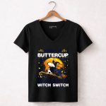 Buckle Up Buttercup You Just Flipped My Witch Switch Dallas Cowboys Snoopy 5 Womens V Neck1