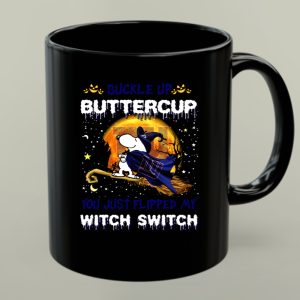 Buckle Up Buttercup You Just Flipped My Witch Switch New York Giants Snoopy 1 mug 2.jpg