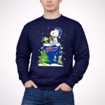 Buffalo Bills Christmas Snowy Snoopy And Woodstock Lover 3 Sweatshirt