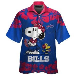 Buffalo Bills Cool Snoopy Peanuts Floral Hawaiian Shirt 1.jpg