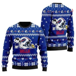 Buffalo Bills Helmet Snoopy Pattern Christmas Ugly Sweater 1.jpg
