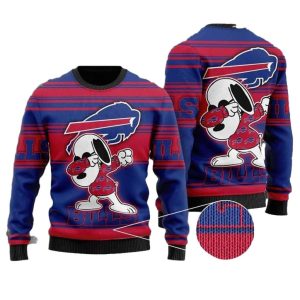 Buffalo Bills Snoopy Dabbing Ugly Sweater 1.jpg