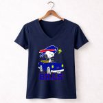 Buffalo Bills Snoopy Driving Woodstock Peanuts 5 Womens V Neck.jpg