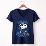 Buffalo Bills Snoopy Joe Cool Were Awesome 5 Womens V Neck.jpg