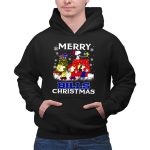 Buffalo Bills Snoopy Merry Christmas with Peanuts Characters and Festive Tree 2 Hoodie.jpg