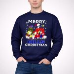 Buffalo Bills Snoopy Merry Christmas with Peanuts Characters and Festive Tree 3 Sweatshirt.jpg