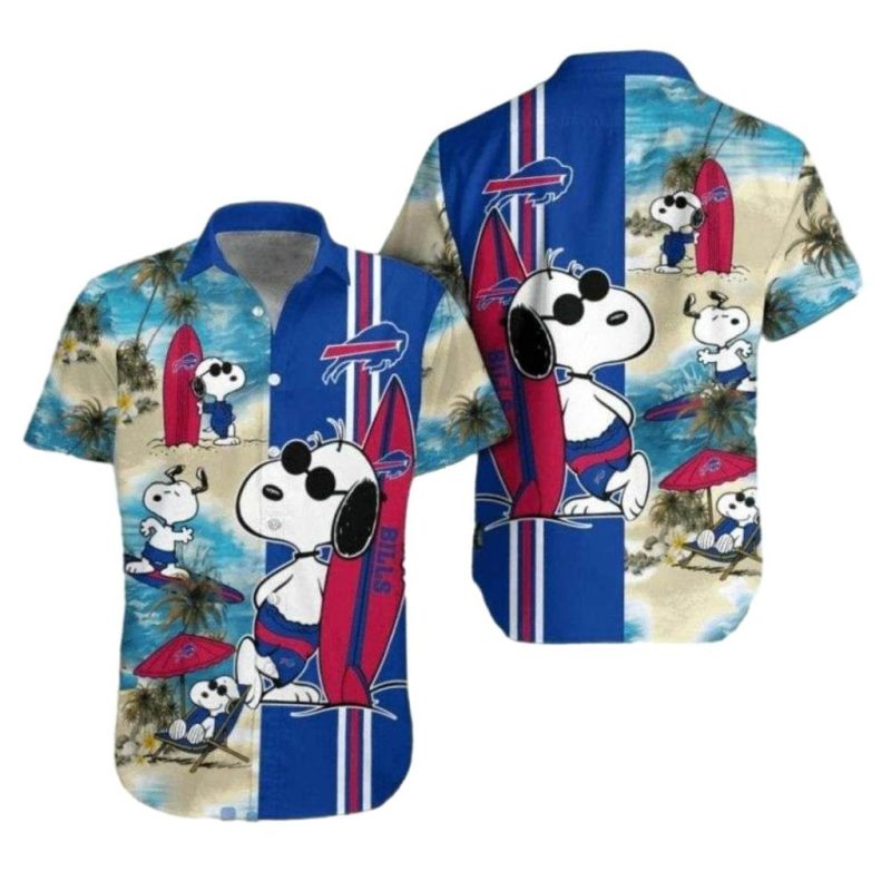 Buffalo Bills Snoopy Surfing Summer Beach Hawaiian Shirt 1.Jpg