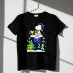 Buffalo Sabres Snoopy Christmas Gift with Woodstock and Holiday Tree 1 T Shirt.jpg