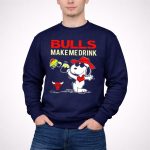 Bulls Make Me Drink Snoopy Chicago Bulls Fans 3 Sweatshirt