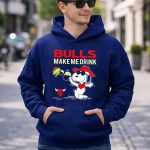 Bulls Make Me Drink Snoopy Chicago Bulls Fans 8 Hoodie