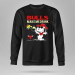 Bulls Make Me Drink Snoopy Chicago Bulls Fans 9 Hoodie