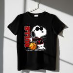 Bulls Snoopy With Basketball And Chicago Bulls Red 1 T Shirt