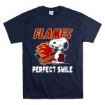 Calgary Flames Snoopy Perfect Smile T Shirt 7.jpg