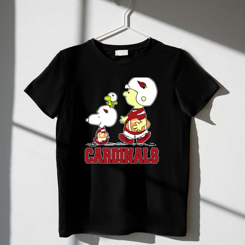 Cardinals Snoopy Fans Arizona Football Team Peanuts Characters 1 T Shirt