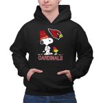 Cardinals Snoopy Woodstock Arizona Cardinals 2 Hoodie
