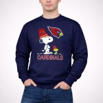 Cardinals Snoopy Woodstock Arizona Cardinals 3 Sweatshirt