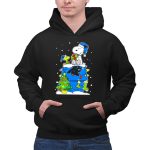 Carolina Panthers And Snoopy Christmas Celebration 2 Hoodie