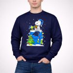 Carolina Panthers And Snoopy Christmas Celebration 3 Sweatshirt