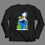 Carolina Panthers And Snoopy Christmas Celebration 4 Long Sleeves