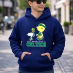 Celtics Snoopy And Friends With Basketball 8 Hoodie