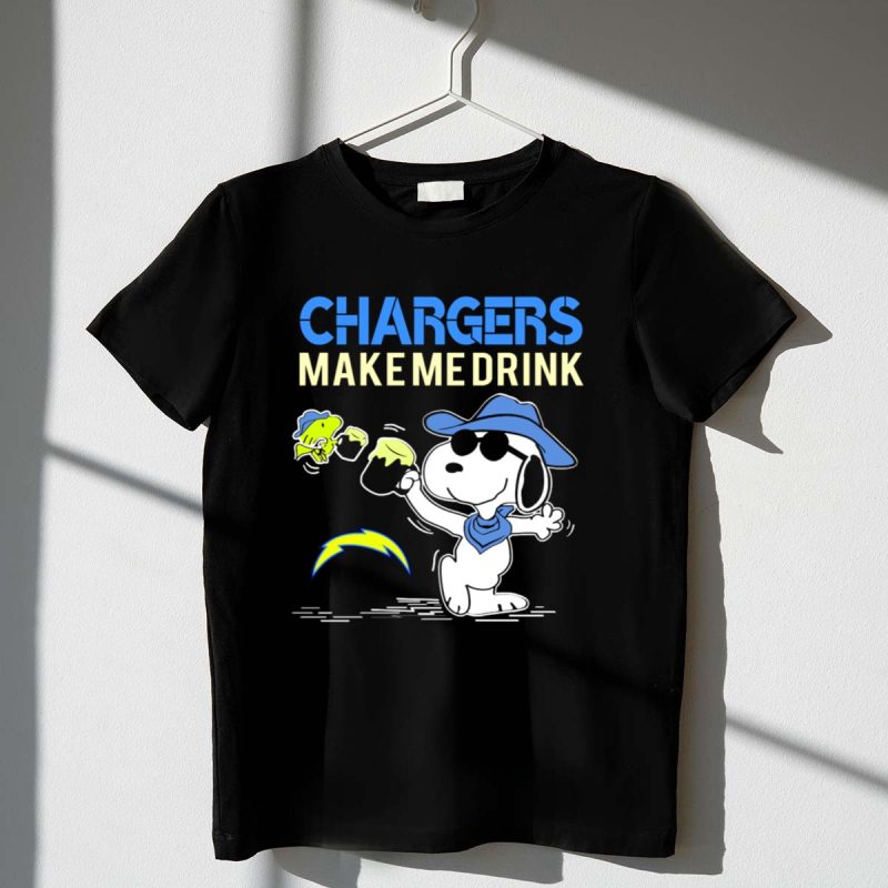 Chargers Make Me Drink Snoopy Los Angeles Fans 1 T Shirt