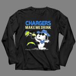 Chargers Make Me Drink Snoopy Los Angeles Fans 4 Long Sleeves