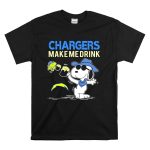 Chargers Make Me Drink Snoopy Los Angeles Fans T Shirt 6