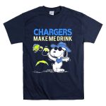 Chargers Make Me Drink Snoopy Los Angeles Fans T Shirt 7
