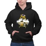 Charlie Brown And Snoopy Dog Watching City Baltimore Ravens 2 Hoodie