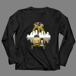 Charlie Brown And Snoopy Dog Watching City Baltimore Ravens 4 Long Sleeves
