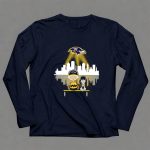Charlie Brown And Snoopy Dog Watching City Baltimore Ravens 6 Long Sleeves
