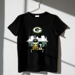 Charlie Brown And Snoopy Dog Watching City Green Bay Packers 1 T Shirt