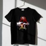 Charlie Brown And Snoopy Dog Watching City San Francisco 49ers 1 T Shirt