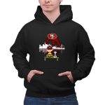 Charlie Brown And Snoopy Dog Watching City San Francisco 49ers 2 Hoodie