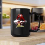 Charlie Brown And Snoopy Dog Watching City San Francisco 49ers 2 mug 1.jpg