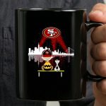 Charlie Brown And Snoopy Dog Watching City San Francisco 49ers 3 mug 1.jpg