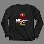 Charlie Brown And Snoopy Dog Watching City San Francisco 49ers 4 Long Sleeves